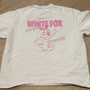 White fox Peachy Tee